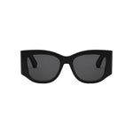 01A - Acetate Shiny Black with Grey Normal lenses