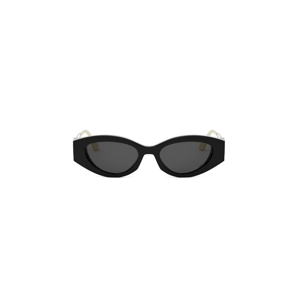 12A0 - Acetate Shiny Black with Grey Normal lenses