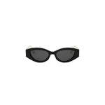 12A0 - Acetate Shiny Black with Grey Normal lenses