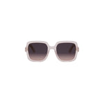 77GL - Acetate Shiny Grey with Blue Gradient lenses