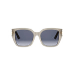 45B1 - Acetate Shiny Grey with Blue Gradient lenses