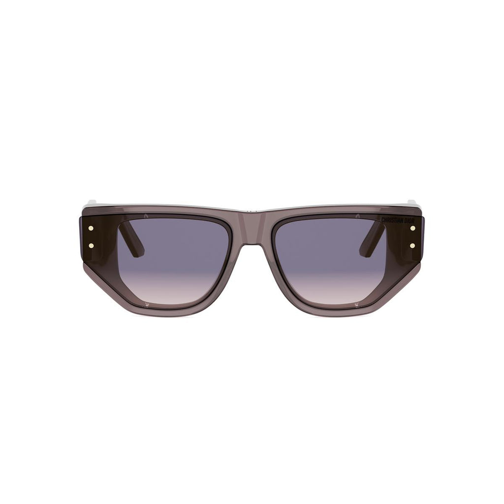 45GL - Acetate Shiny Brown with Blue Gradient lenses