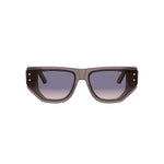 45GL - Acetate Shiny Brown with Blue Gradient lenses