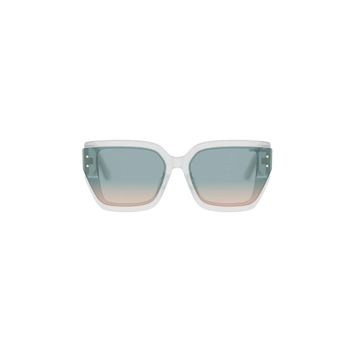 45C2 - Acetate Shiny Grey with Green Gradient lenses