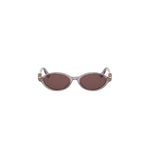 84D0 - Acetate Shiny Grey with Brown Normal lenses
