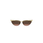 B0F2 - Metal Shiny Gold with Brown Gradient lenses
