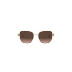 D0F2 - Metal Shiny Rose with Brown Gradient lenses