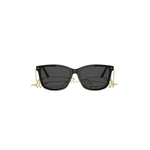 10A0 - Acetate Shiny Black with Grey Normal lenses