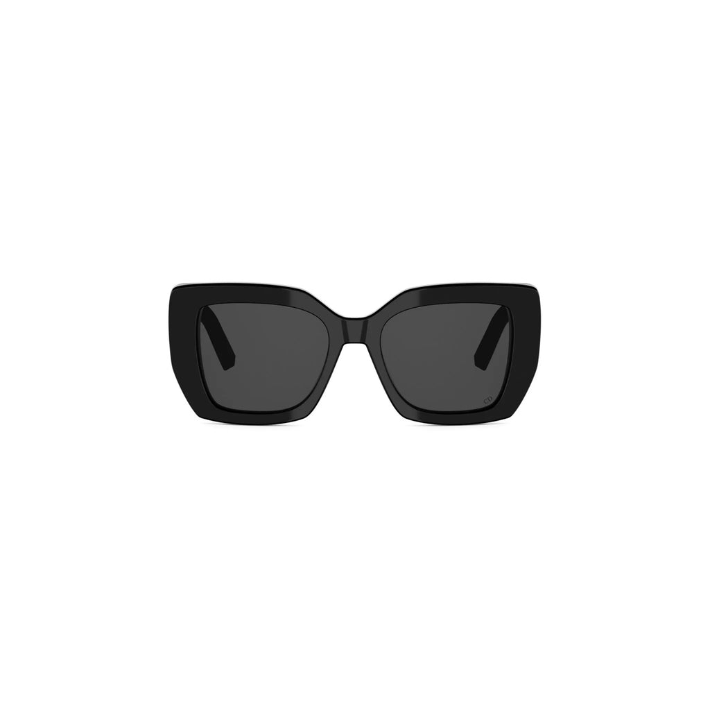10A0 - Acetate Shiny Black with Grey Normal lenses