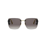 B0A1 - Metal Shiny Gold with Grey Gradient lenses