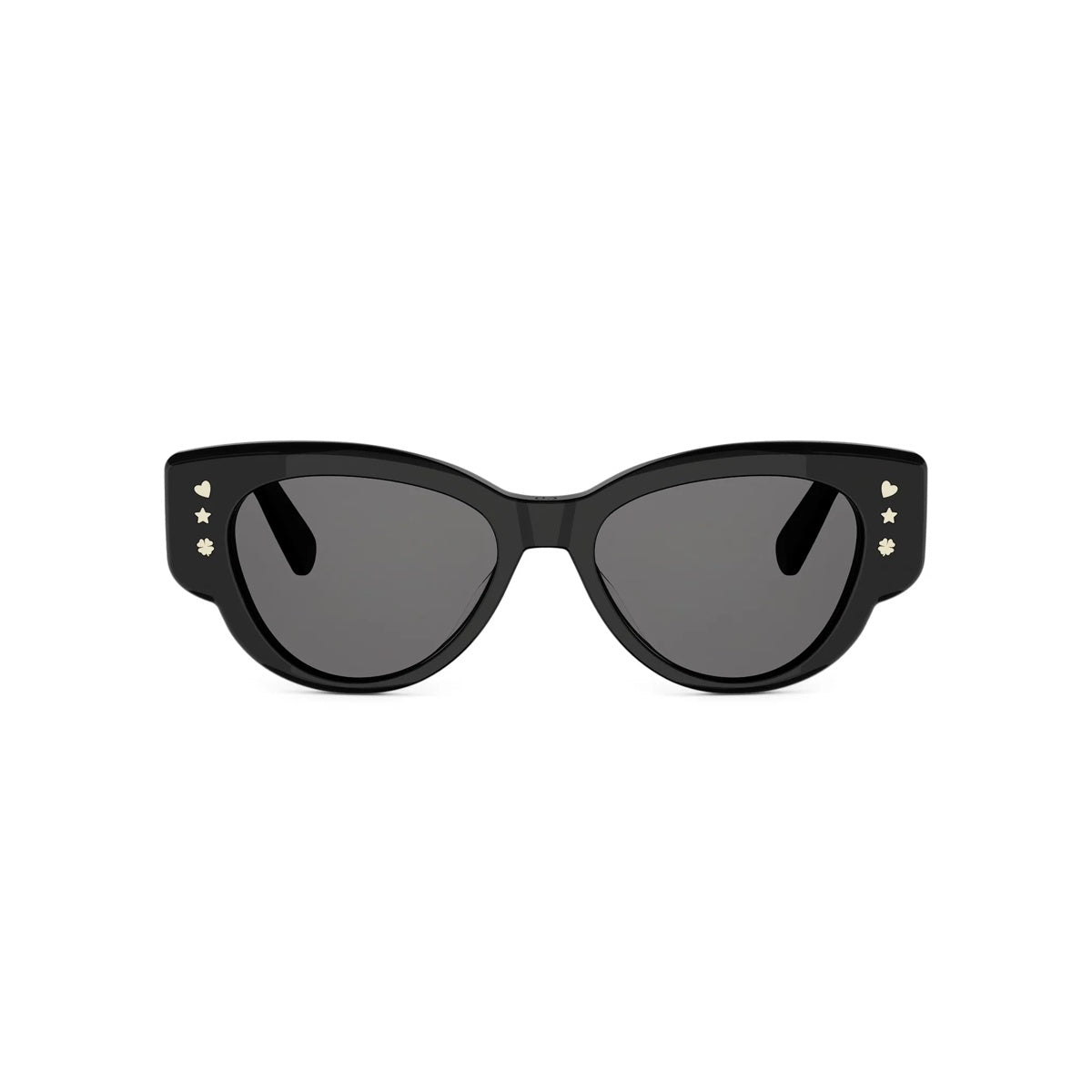 10A0 - Acetate Shiny Black with Grey Normal lenses