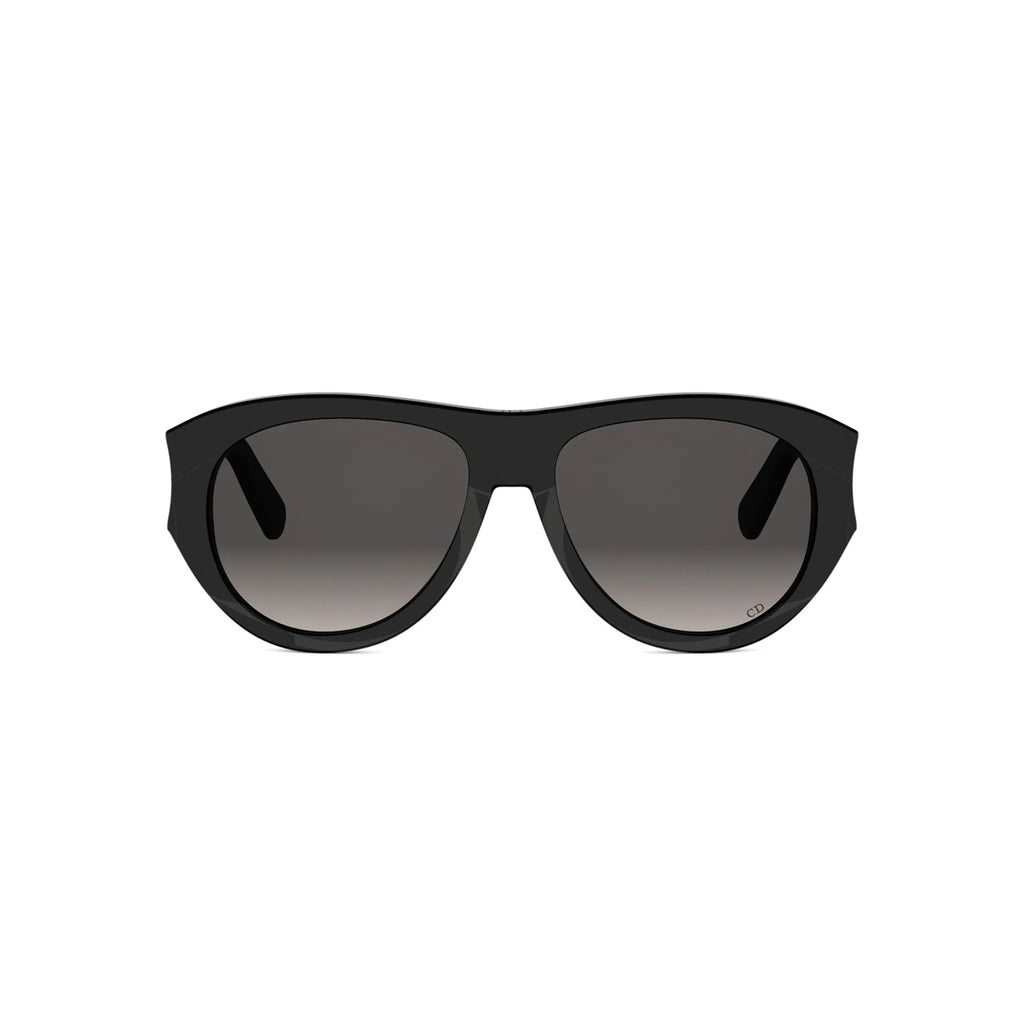 10A1 - Acetate Shiny Black with Grey Gradient lenses
