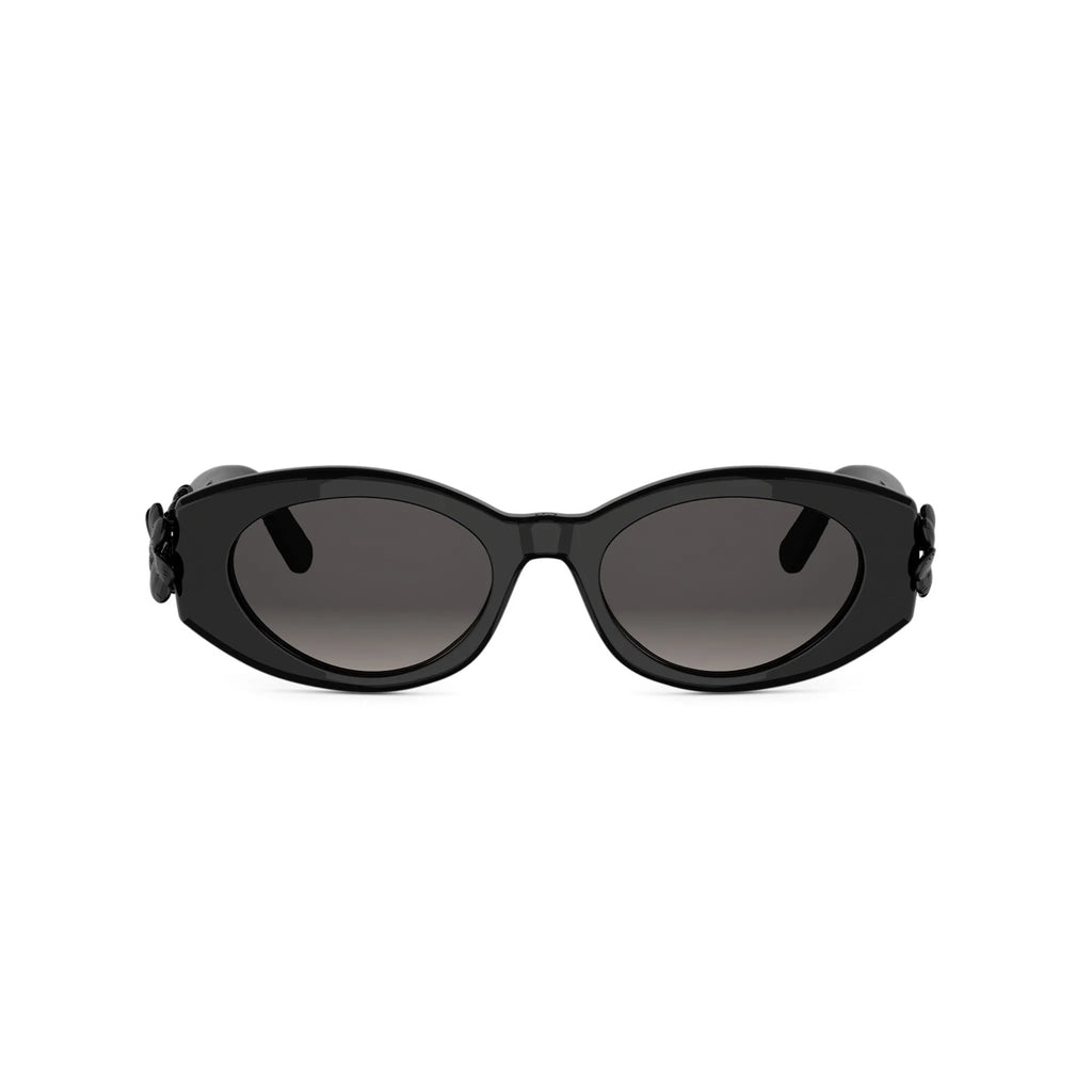 10A1 - Acetate Shiny Black with Grey Gradient lenses