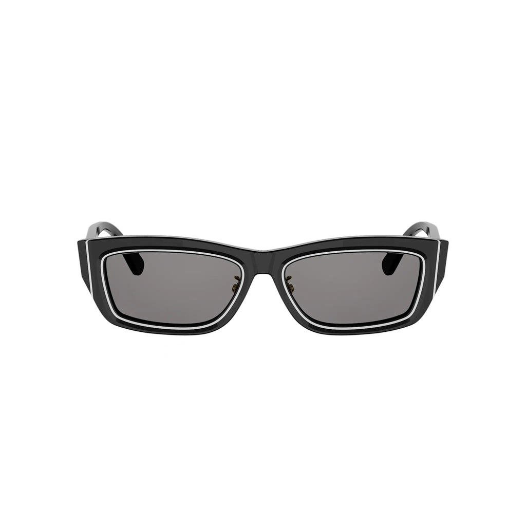 10A0 - Acetate Shiny Black with Grey Normal lenses
