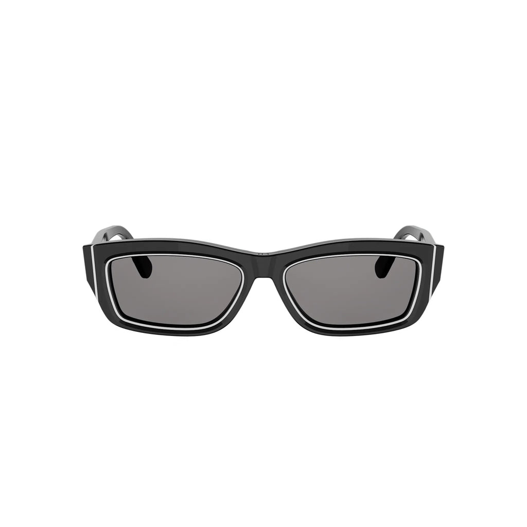 10A0 - Acetate Shiny Black with Grey Normal lenses