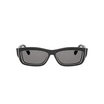 10A0 - Acetate Shiny Black with Grey Normal lenses