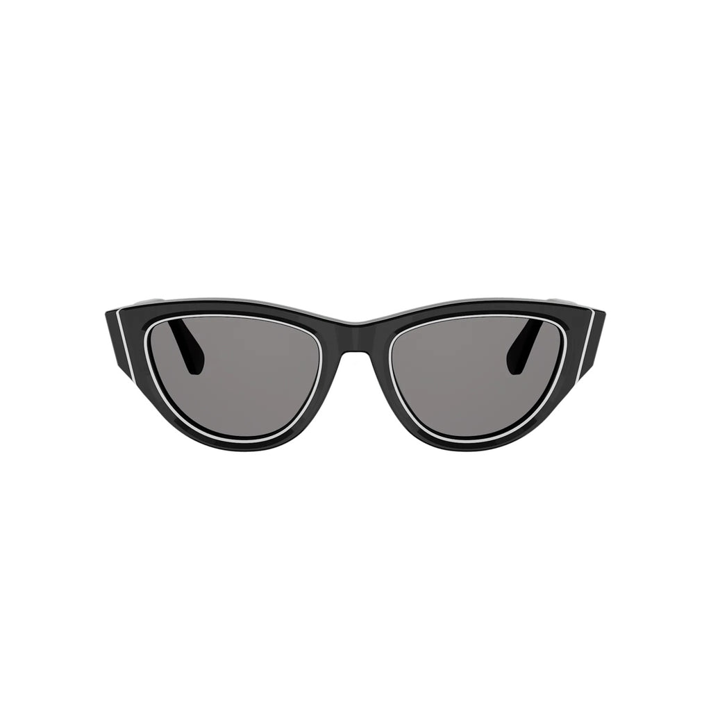 10A0 - Acetate Shiny Black with Grey Normal lenses