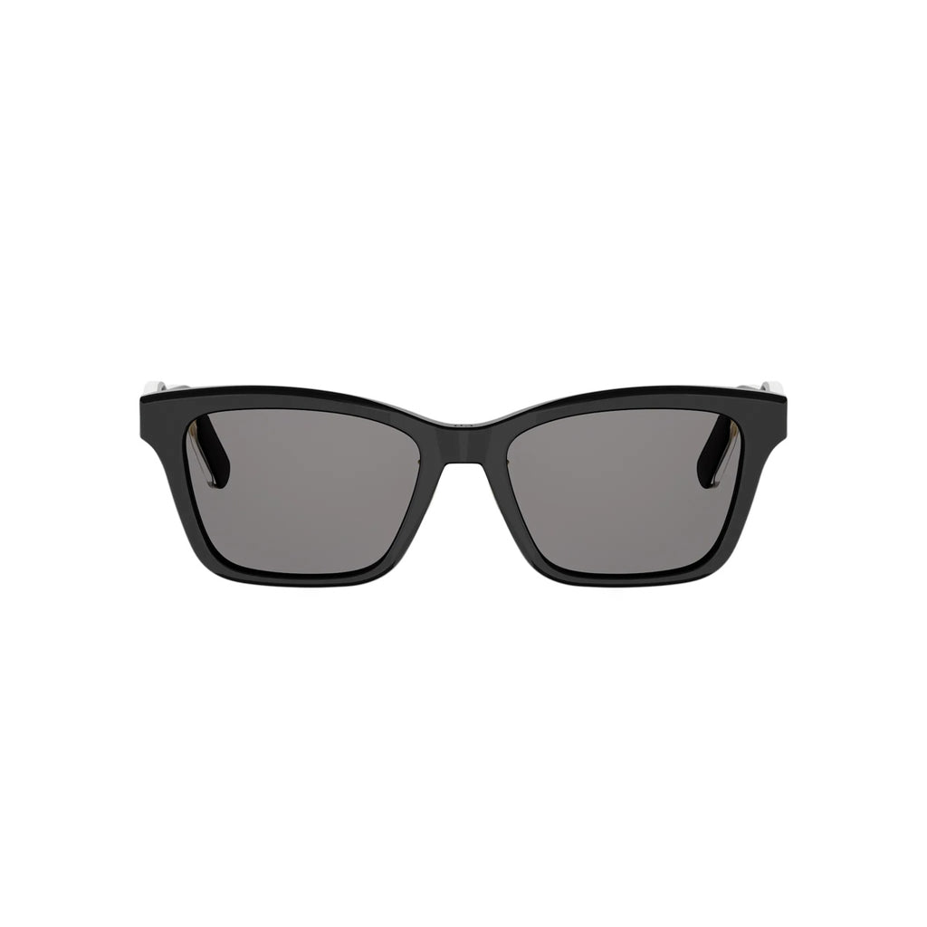 10A0 - Acetate Shiny Black with Grey Normal lenses