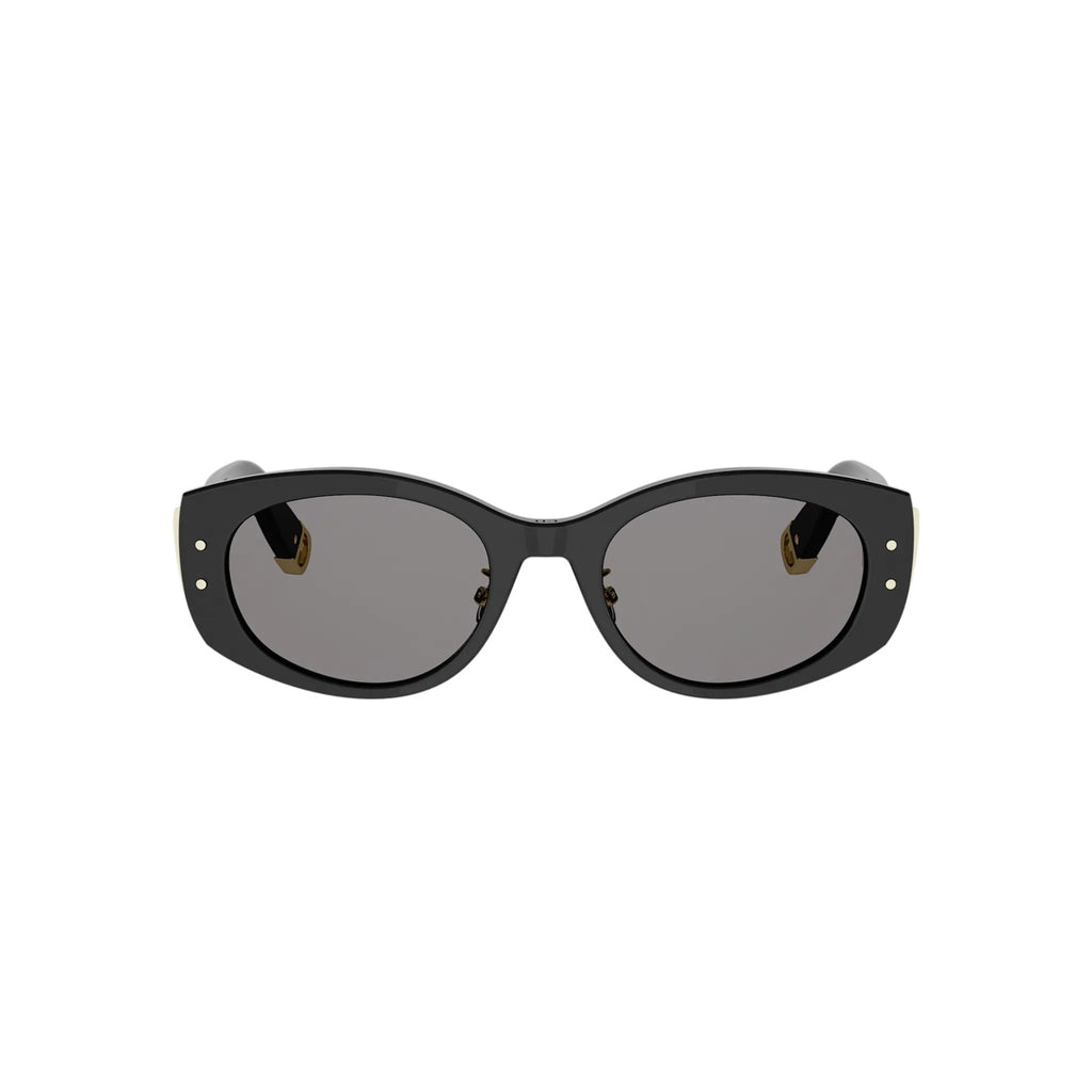 12A0 - Metal Shiny Black with Grey Normal lenses