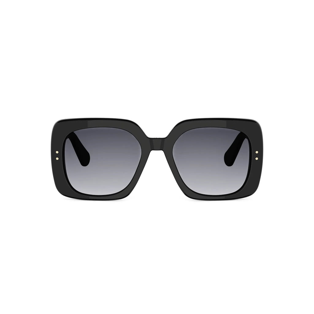 10A1 - Acetate Shiny Black with Grey Gradient lenses