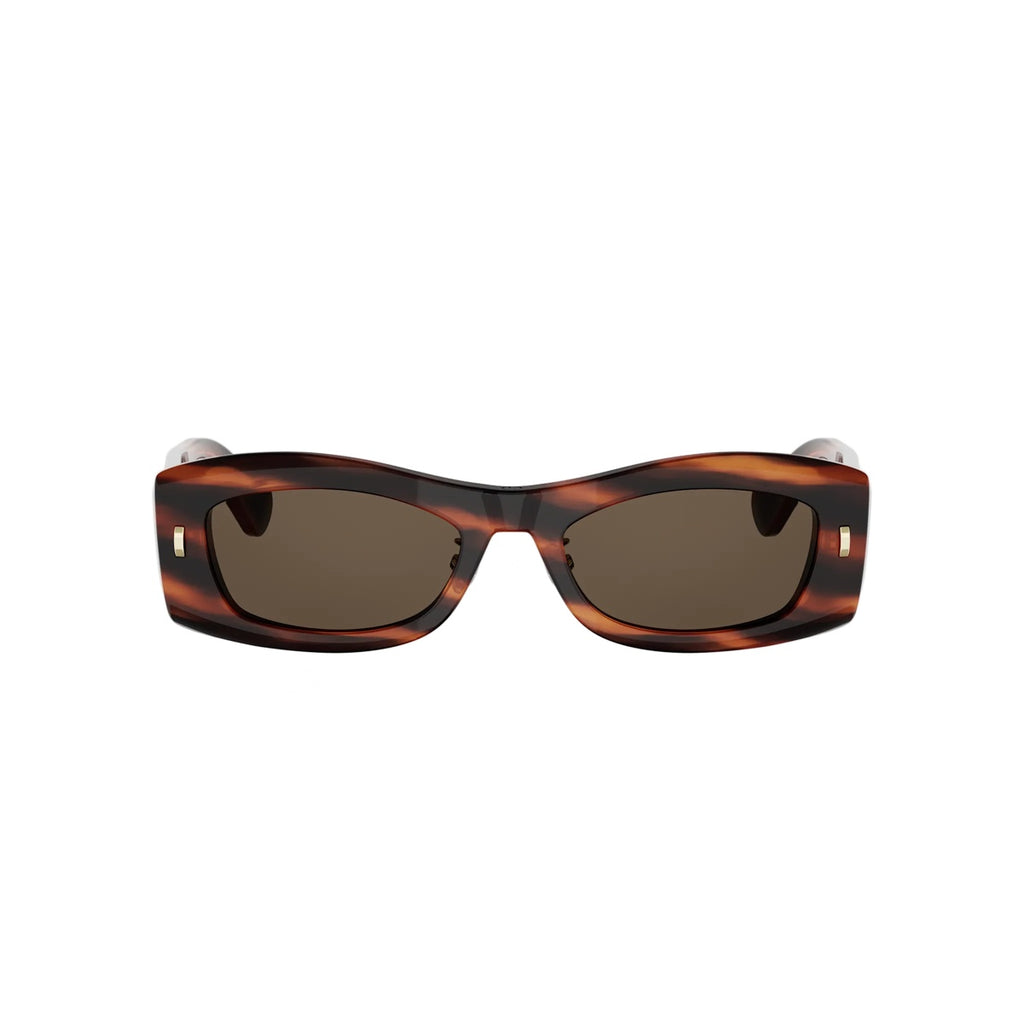 20F0 - Acetate Shiny Havana with Brown Normal lenses