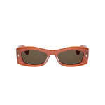 70F0 - Acetate Shiny Orange with Brown Normal lenses