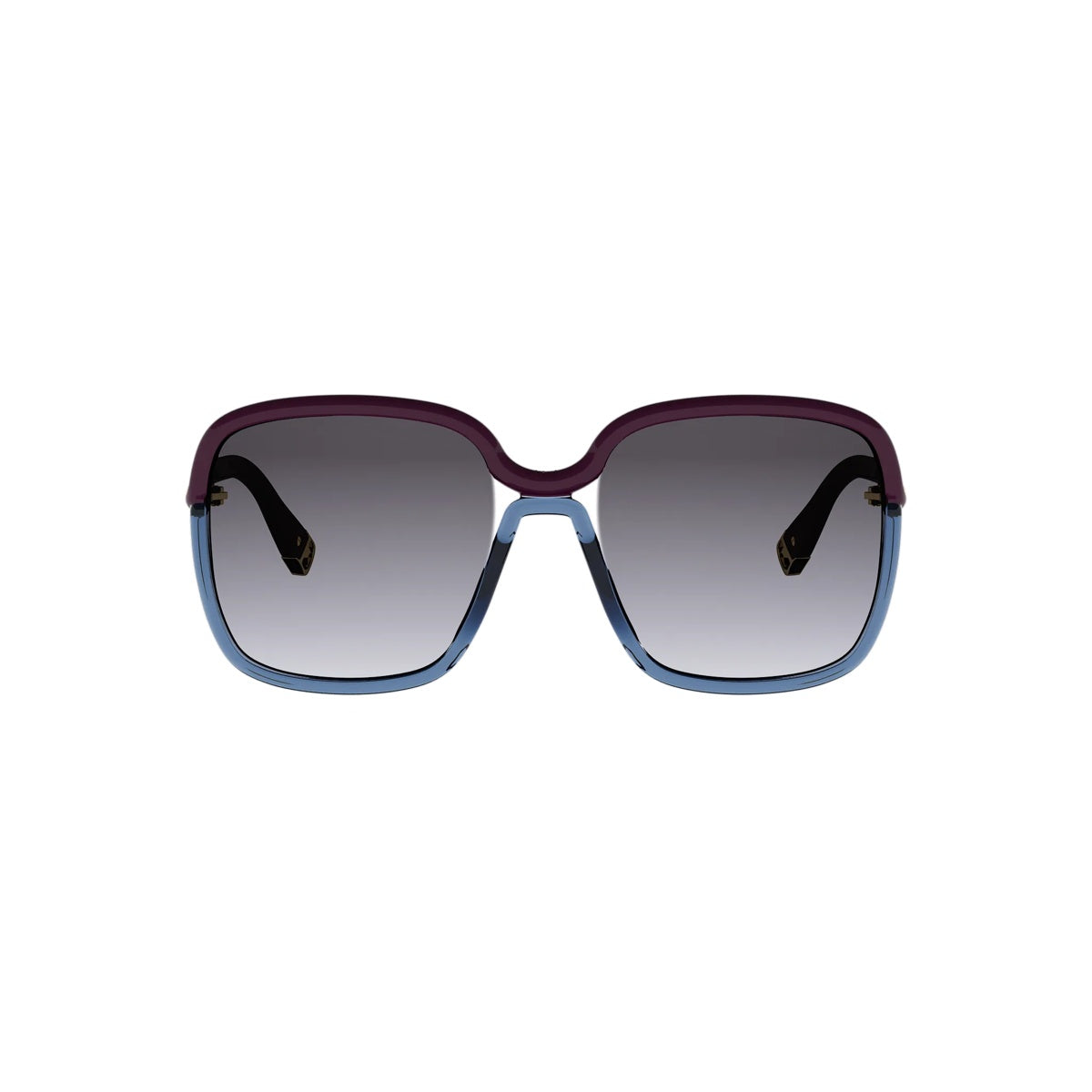 62A1 - Injected Shiny Violet with Grey Gradient lenses