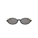 10A0 - Acetate Shiny Black with Grey Normal lenses