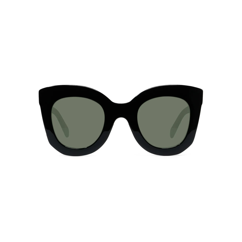 01N - Acetate Shiny Black / Green