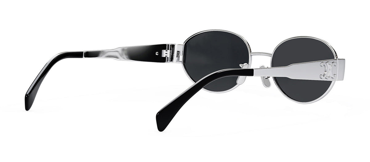 Celine Metal Triomphe CL 40235 U 16A Oval Sunglasses