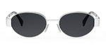 Celine Metal Triomphe CL 40235 U 16A Oval Sunglasses