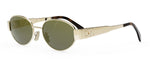 Celine Metal Triomphe CL 40235 U 30N Oval Sunglasses