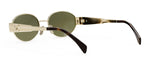 Celine Metal Triomphe CL 40235 U 30N Oval Sunglasses