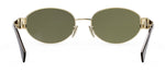 Celine Metal Triomphe CL 40235 U 30N Oval Sunglasses