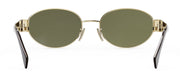 Celine Metal Triomphe CL 40235 U 30N Oval Sunglasses