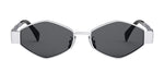 Celine Metal Triomphe CL 40254 UN 16A Geometric Sunglasses