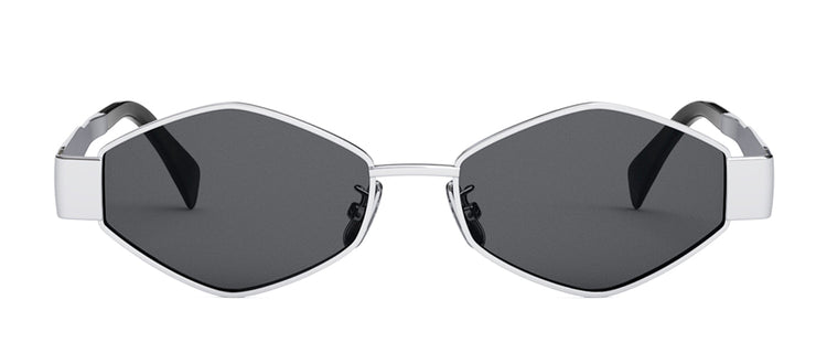 Celine Metal Triomphe CL 40254 UN 16A Geometric Sunglasses