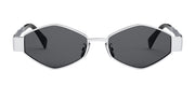 Celine Metal Triomphe CL 40254 UN 16A Geometric Sunglasses