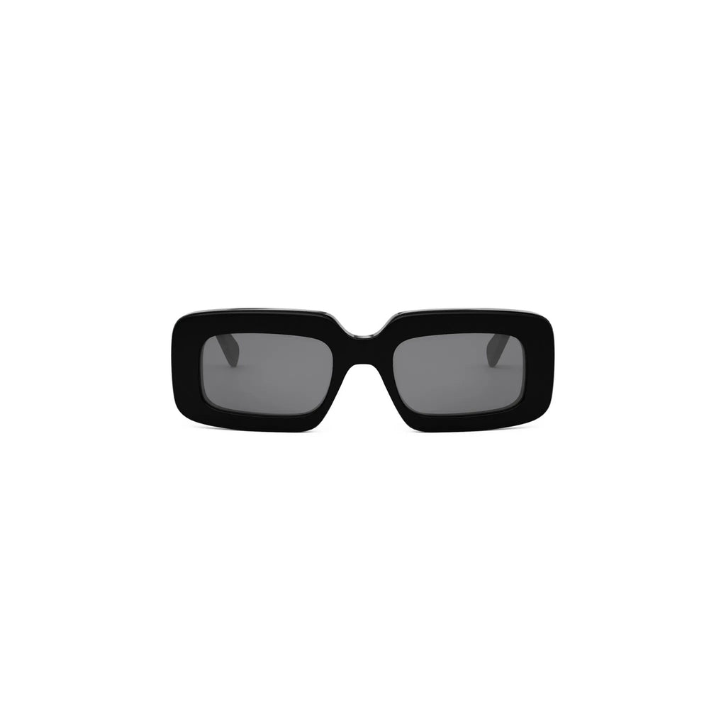 01A - Acetate Shiny Black with Grey Normal lenses
