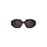 01Y - Acetate Shiny Black with Violet Normal lenses