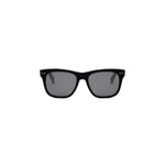 01A - Acetate Shiny Black with Grey Normal lenses