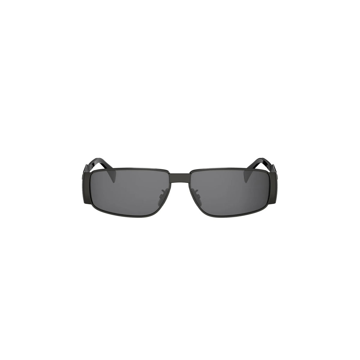 14A - Metal Shiny Silver with Grey Normal lenses