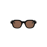 01E - Acetate Shiny Black with Brown Normal lenses