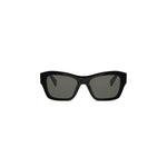 01A - Acetate Shiny Black with Grey Normal lenses