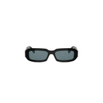 01V - Acetate Shiny Black with Blue Normal lenses