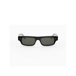 03A - Acetate Shiny Black with Grey Normal lenses