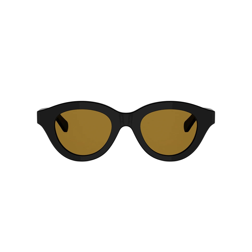01J - Acetate Shiny Black with Brown Normal lenses