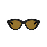 01J - Acetate Shiny Black with Brown Normal lenses