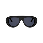 01V - Acetate Shiny Black with Blue Normal lenses