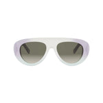 80F - Acetate Shiny Violet with Brown Gradient lenses